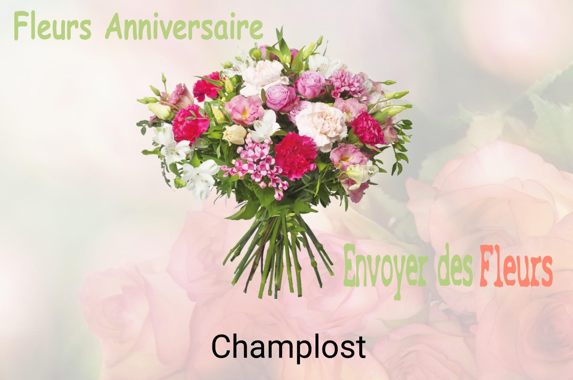 Bouquet de fleurs d’anniversaire livré à Champlost